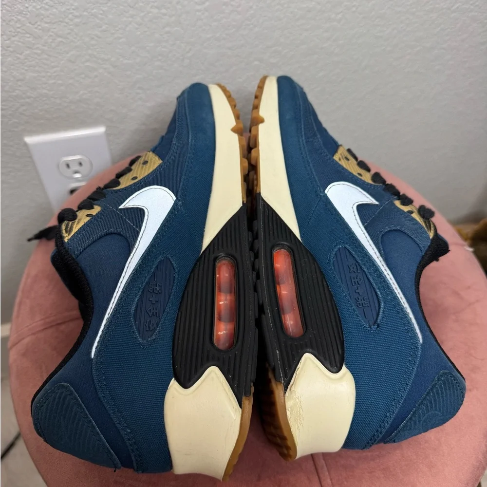 Nike Air Max 90 Tokyo Japan City Pack Navy Sneakers Men Size 9.5 Limited Edition